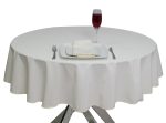 Luxury Plain Round Tablecloths 