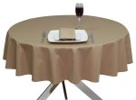 Polycotton round tablecloths