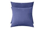 Damask Rose Cushions in Navy Blue