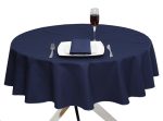 Polycotton round tablecloths