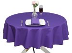 Polycotton round tablecloths