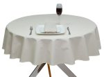Polycotton round tablecloths