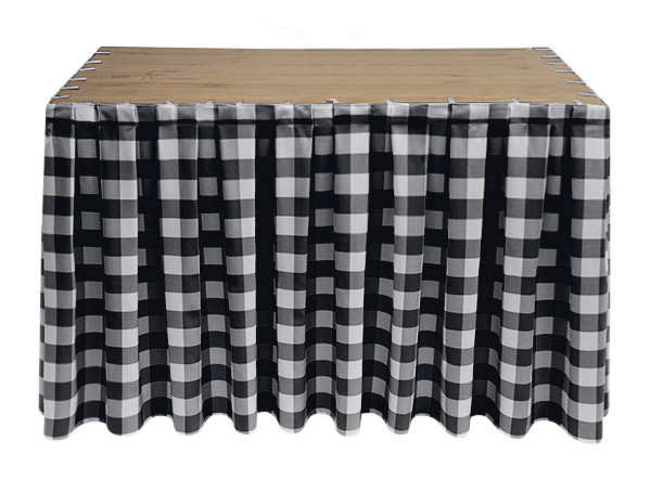 Customized Gingham Large Skirting