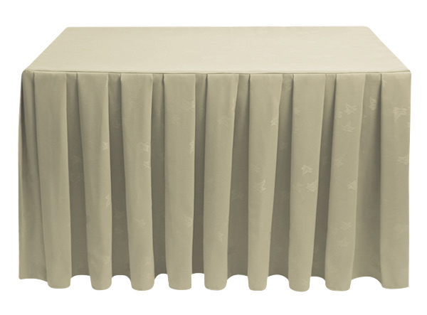 Ivy leaf Customized Pleated Tablecloth