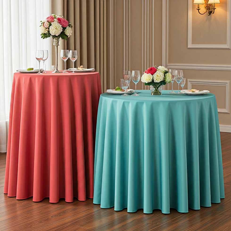 Customized Table Covers and Skirting , Fitted Tablecloths and clips