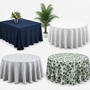 Black Round Tablecloths for Styling Tips