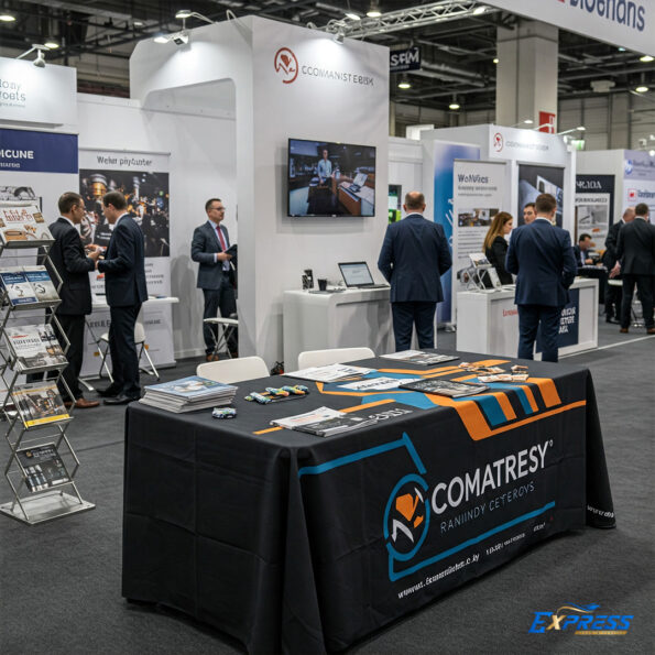 Exhibitions custom tablecloth